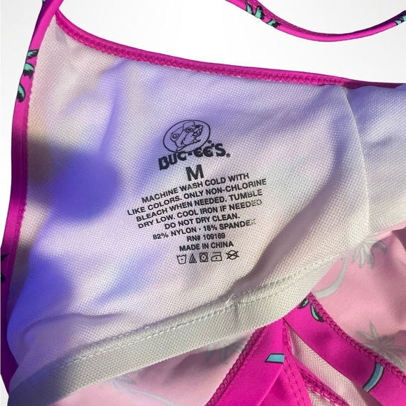 Bucees pink bikini swimsuit. Top size medium. Bottom size small - Picture 5 of 5